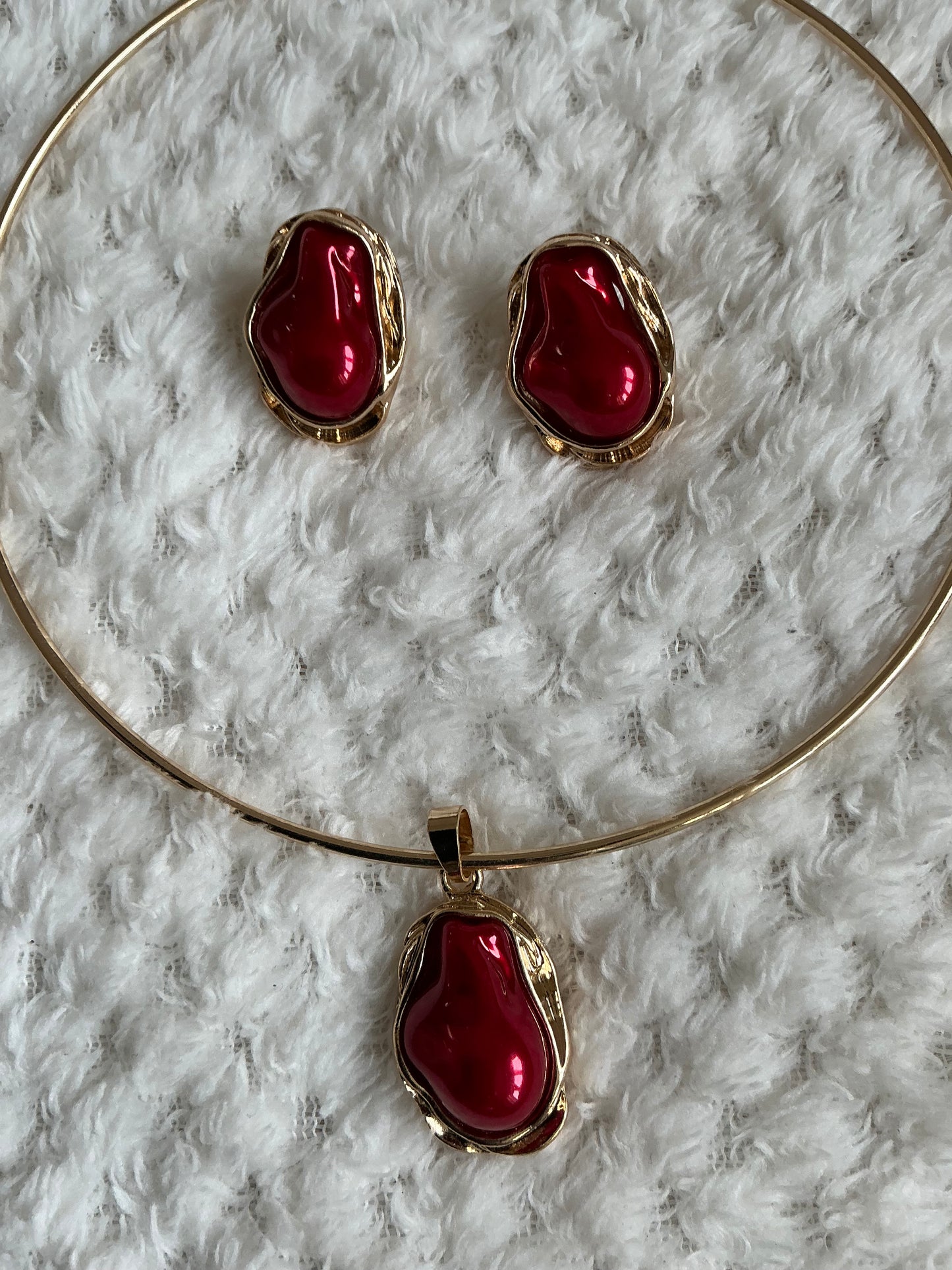 1 Set of French Classic Baroque Faux Pearl Pendant Earrings And Hoop Earrings, Exquisite And Fashionable Design, Perfect Gift for Graduation Season