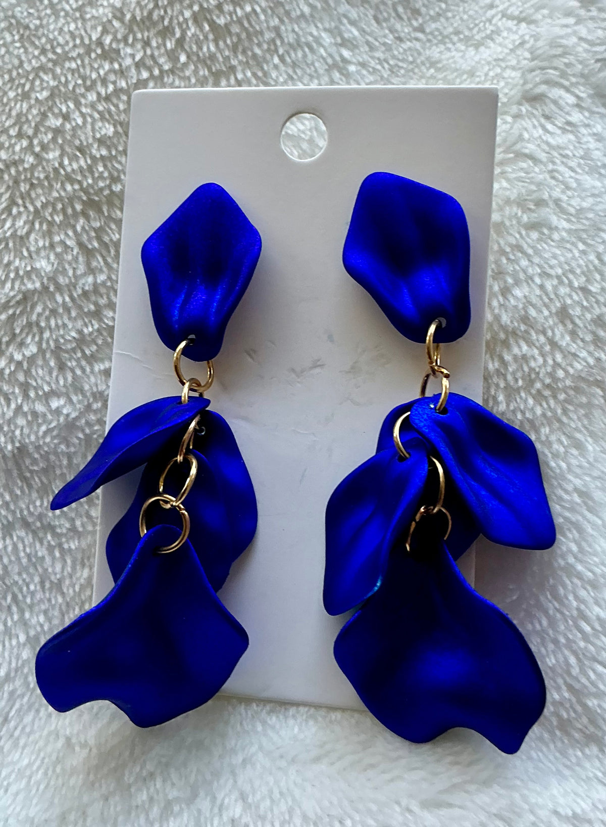 Petal Tassel Acrylic earrings
