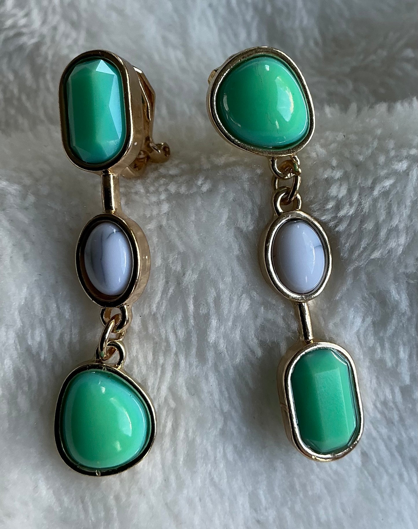 A Pair of Three-color Long Ear Clips