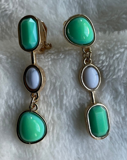 A Pair of Three-color Long Ear Clips