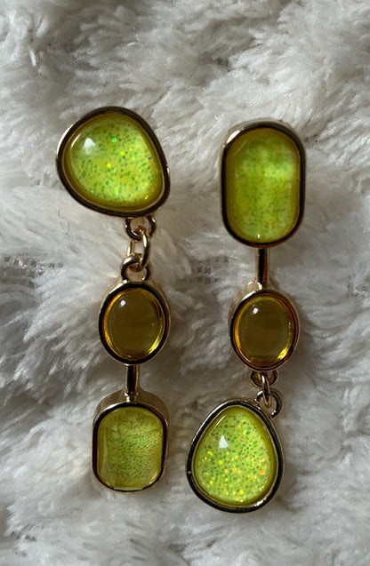 A Pair of Three-color Long Ear Clips