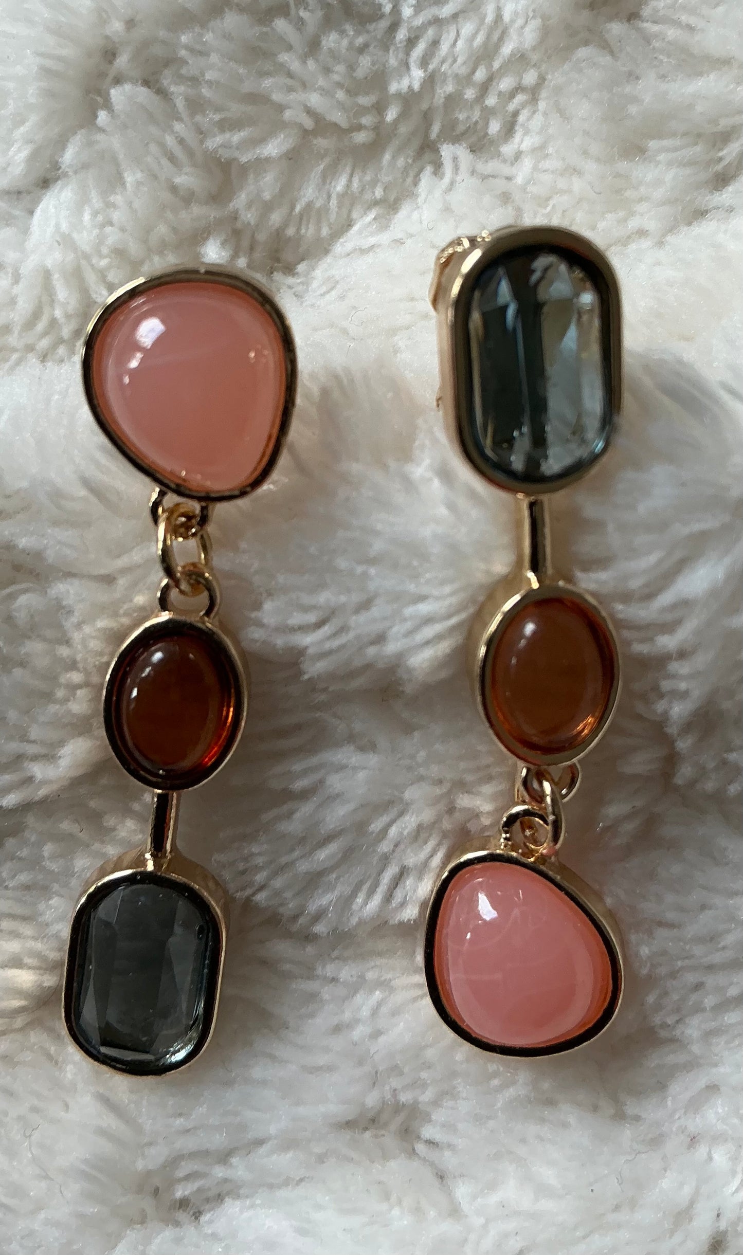 A Pair of Three-color Long Ear Clips