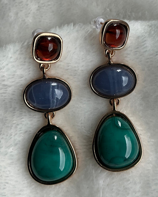 A Pair of Stylish and Unique Resin Earrings for Women