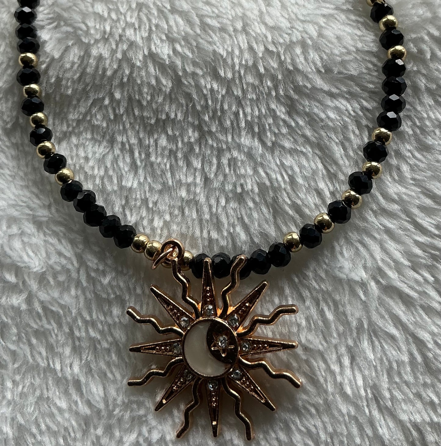 A Youth Sun Pendant Beaded Anklet for Everyday Party And Vacation Outfits