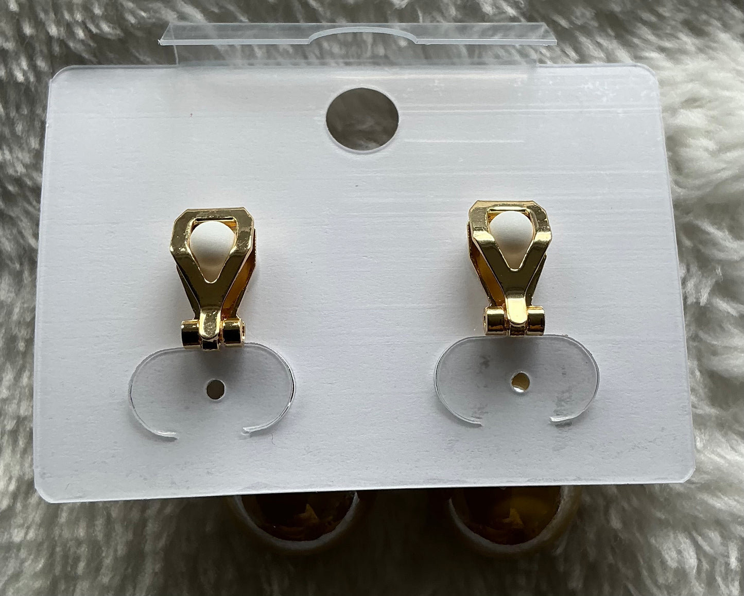 1 Pair of Minimalist Colorful Imitation Pearl Water Drop Earrings European And American Fashion Minimalist Non-Pierced Women'S Earrings Targeted Popular Style