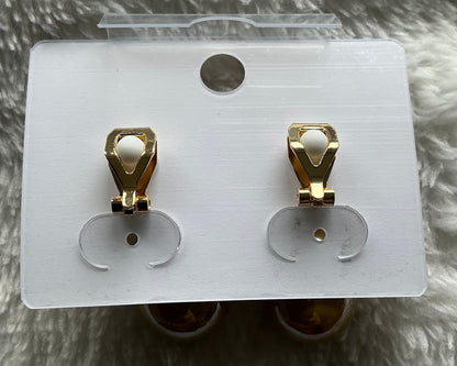 1 Pair of Minimalist Colorful Imitation Pearl Water Drop Earrings European And American Fashion Minimalist Non-Pierced Women'S Earrings Targeted Popular Style