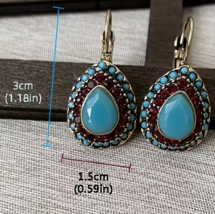 Classic Teardrop Resin Earrings for Women