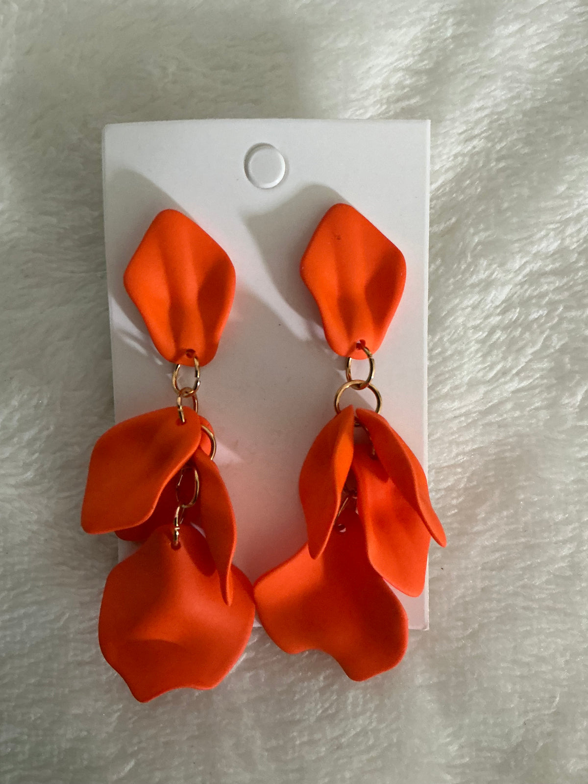 Petal Tassel Acrylic earrings