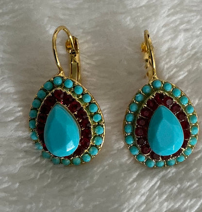 Classic Teardrop Resin Earrings for Women